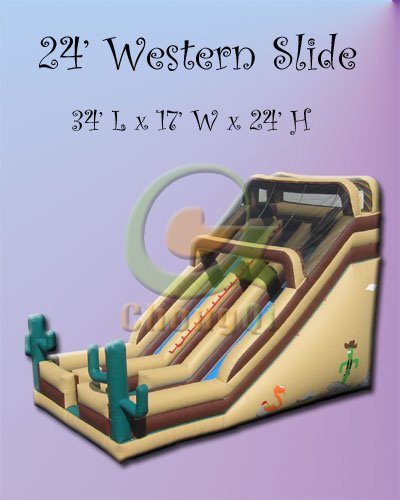 used inflatable slides